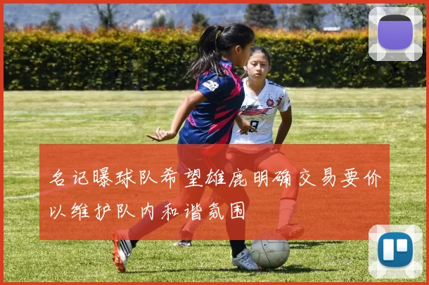 名记曝球队希望雄鹿明确交易要价以维护队内和谐氛围